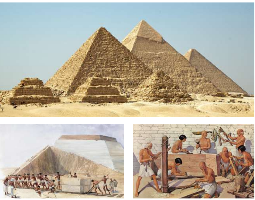 بناء الاهرامات في بلاد وادي النيل